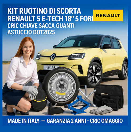 Kit ruotino scorta - 💥kit, renault