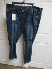 Jeans denim blu scuro AMETISTA