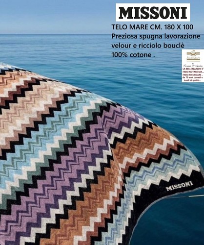 Missoni telo spugna velour - missoni,