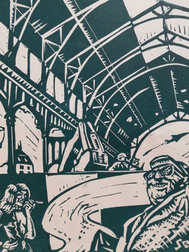 Sergio birga rara - rara, xilografia