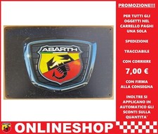 TARGA PUBBLICITARIA ABARTH IN