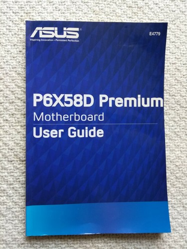 Asus p6x58d premium manuale - premium,,