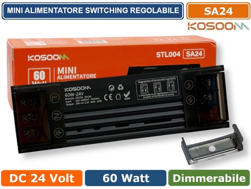 Alimentatore slim metallico - alimentatore,