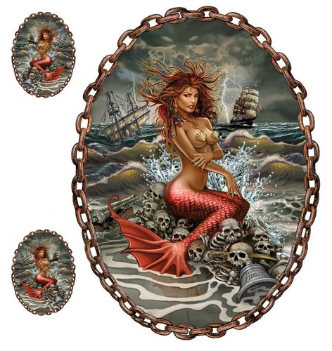 Set adesivi sirena tempestosa - set,