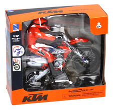 NUOVO RAY TOY Motocross Dirt bike & Rider set regalo KTM SXF modellino scala 1:12