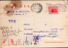 RSI Storia postale Busta affrancata con  20 cent. isolato