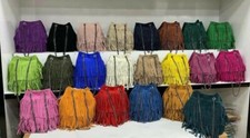 Women's Genuine Suede Fringe
