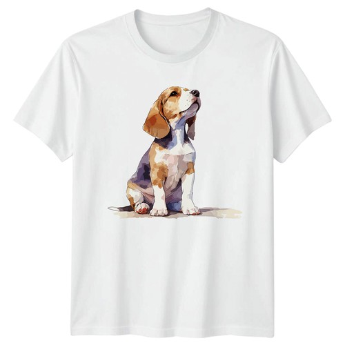Beagle shirt acquerello - beagle, t-shirt