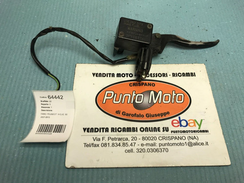 Pompa freno anteriore peugeot - pompa,