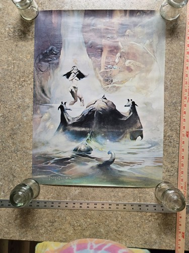 Lotto poster frank frazetta - poster,