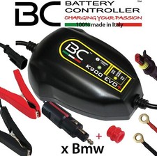 BC K900 EVO+ CARICABATTERIA MANTENITORE BATTERIE LITIO PRESA CANBUS PER MOTO BMW