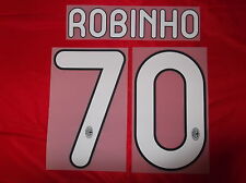KIT ROBINHO 70 NERO BIANCO X MAGLIA CALCIO MILAN NUOVO STILSCREEN NEW .