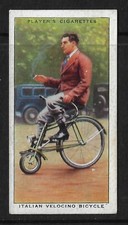 Carta Sigaretta Giocatore "Velocino Italiano Bicicletta. Parte di una serie di 50 (a3819x