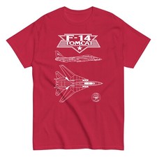T-shirt F-14 Tomcat Fighter Jet design pulito