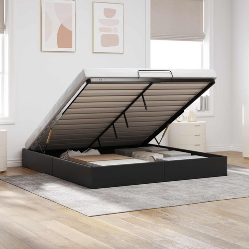 Letto ottomano nero king - nero, size