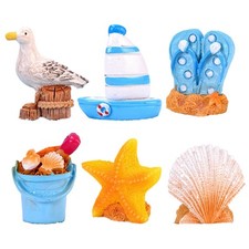 6 Pcs Mare Decorazioni in