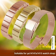 Per Gucci YA141401 141501 Cinturino Orologio Tacca Acciaio Massiccio Qualità 10mm