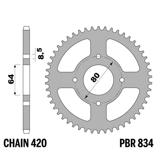 Yamaha corona pbr passo - 80,