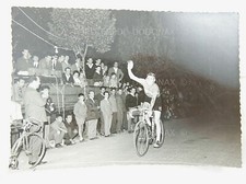 vecchia foto CICLISMO GARA  CREMONA GIRO D'ITALIA? 1955 CA BICI D'EPOCA CREMONES