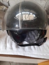 Casco Jet Moto Scooter Doppia Visiera  Nero CONDIZIONI VISIBILI IN FOTO LEGGI DE