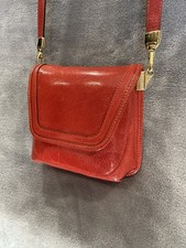 Borsa Lombardo in pelle rossa