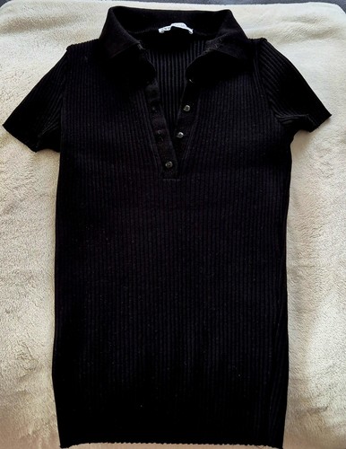 Polo zara nera taglia - taglia, m