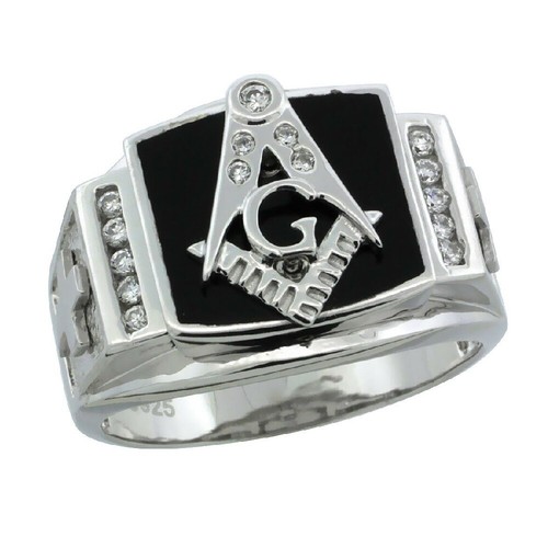 Uomo argento sterling onice - sterling,