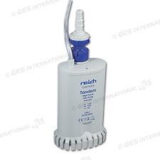 Pompa a immersione Twin 19 L/min con valvola di non ritorno REICH 12V camper