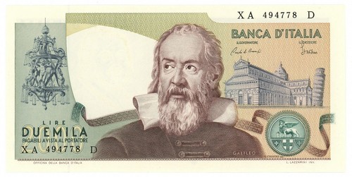 2000 lire italia galileo - 2000,