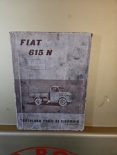 Catalogo Officina Originale Autocarro 615 N Fiat Parti Di Ricambio Anno 1955