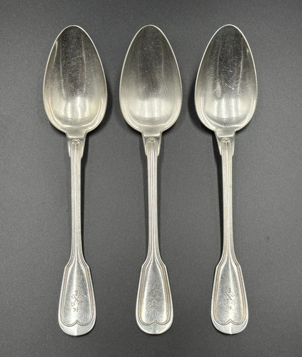 Set grandi cucchiai antichi - 3x,