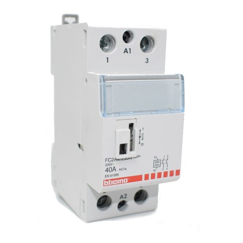 Contattore modulare 2no 230v - modulare,