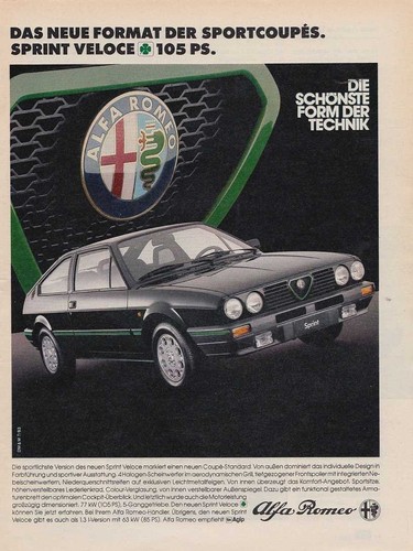 Alfa romeo sprint veloce - romeo,