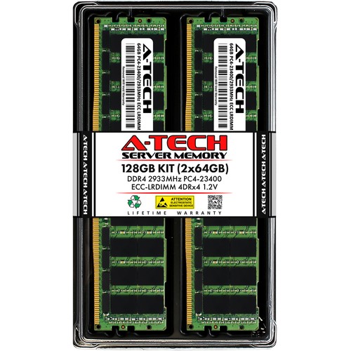 128gb 64gb pc4 2933 lrdimm - 128gb,