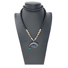 Collana Lunga Occhio Strass