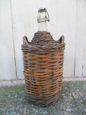 Antica damigiana impagliata