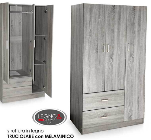 Armadio guardaroba moderno - moderno, 3