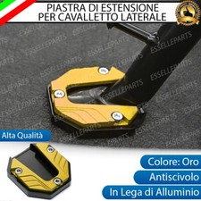 PIASTRA DI ESTENSIONE CAVALLETTO LATERALE IN METALLO ORO YAMAHA TDM 850