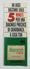 A465-Advertising Pubblicità-1985-DIAGNOSIS 5 MINUTI - TEST GRAVIDANZA