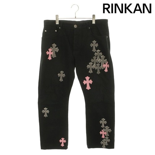 Pantaloni denim chrome hearts - pantaloni,