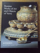 SOTHEBYS RUSSIAN WORKS OF ART