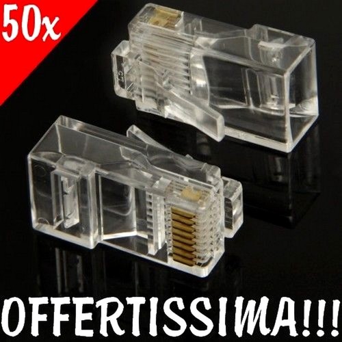 Plug connettori rj45 lan - plug,