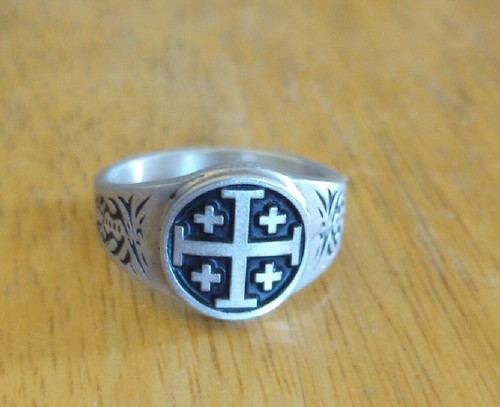 Anello croce crociata - anello,