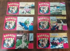 RAGAZZI IN GAMBA completa n. 1/6 anastatica anni 70 ED. LEPORINI