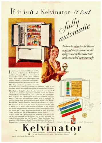 1932 kelvinator frigorifero - 1932,