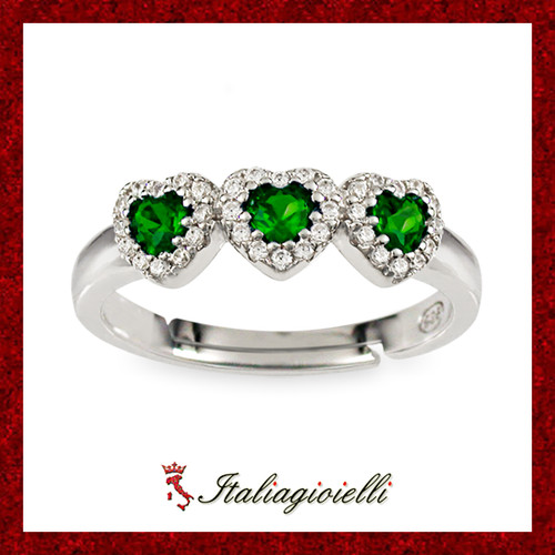Splendido anello trilogy cuori - anello,