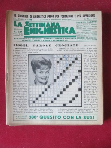 Settimana enigmistica 1565 - settimana,