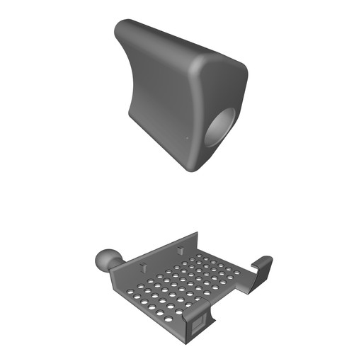 Supporto rilevatore radar per - supporto,