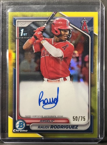 Topps 2024 bowman chrome raudi - topps,