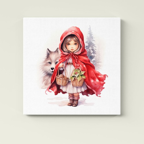 Quadro tela cappuccetto - su,